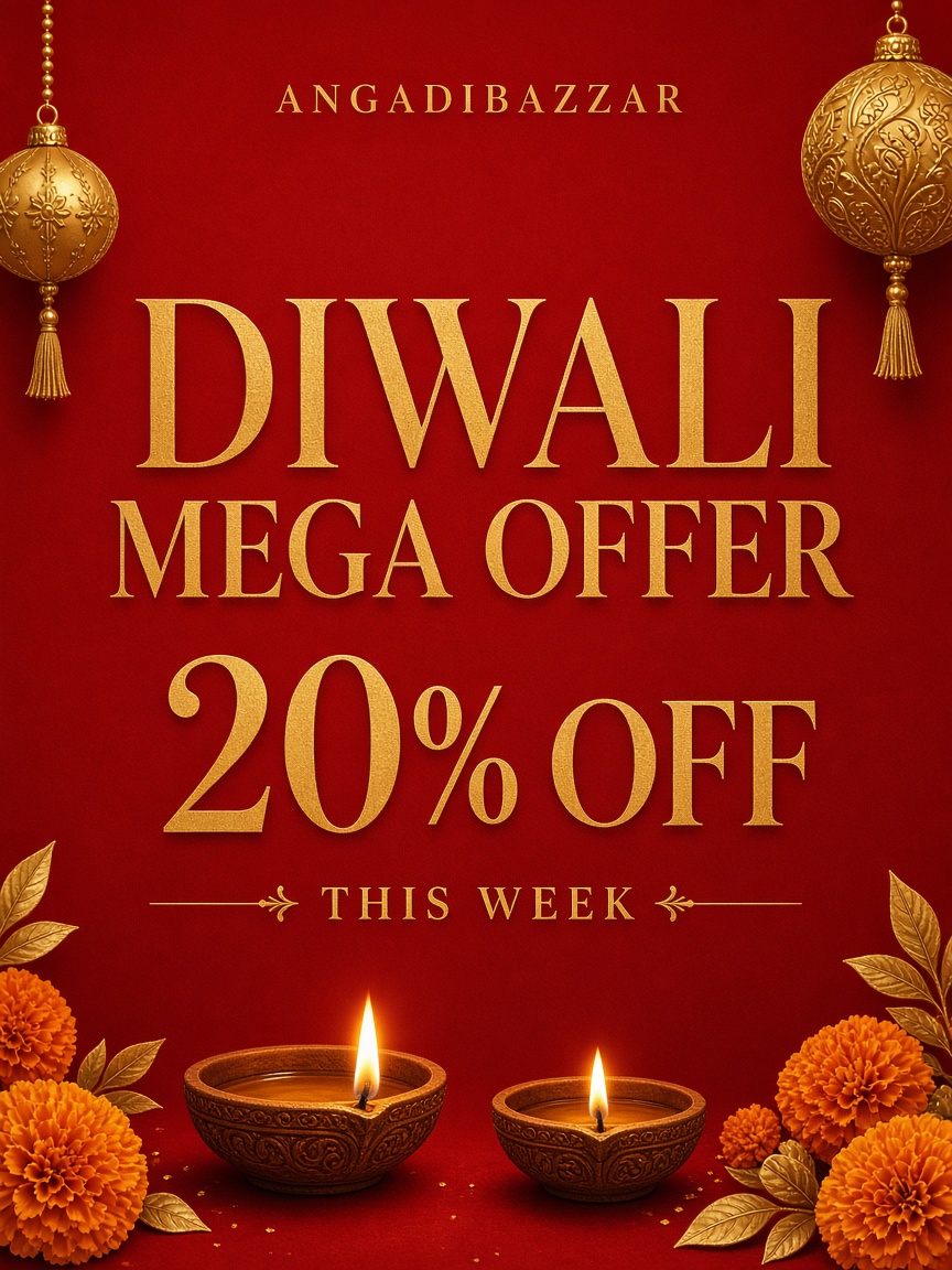 Diwali offer poster generated from a brand kit